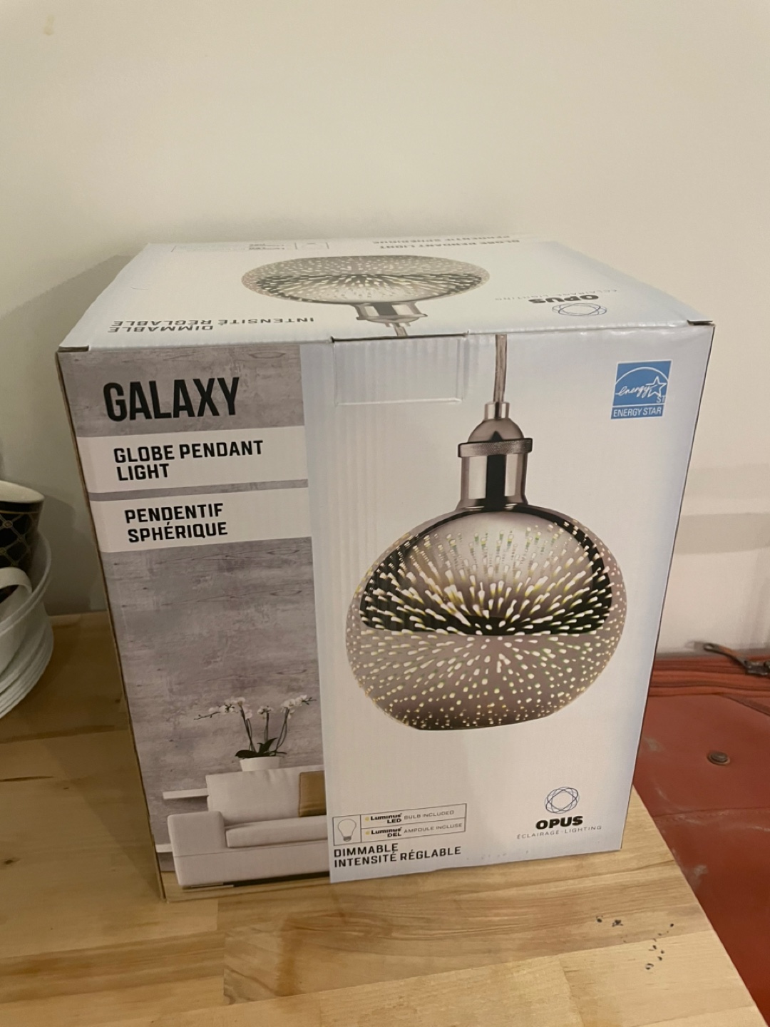 Opus Galaxy Globe Pendant Light - New in Box!