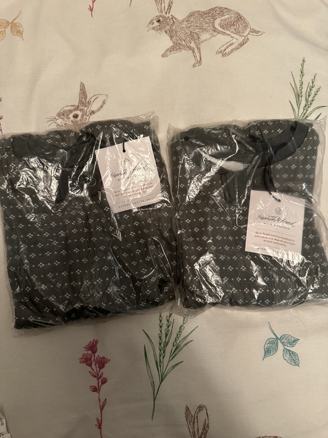Heart & Hand - 2 Brand new baby sleepsuits - with tags