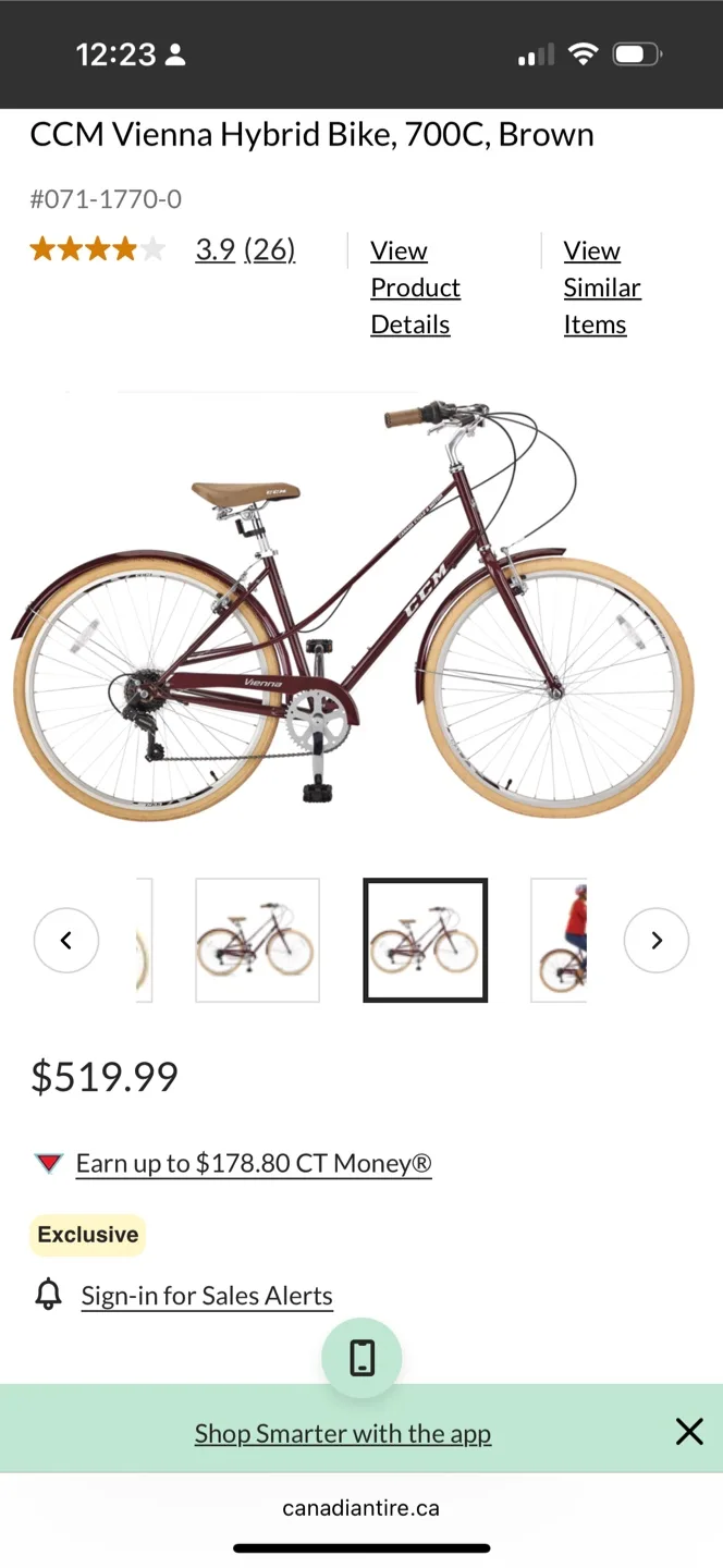 CCM Vienna Hybrid Bike 700C - purple/violet image indicator(2)