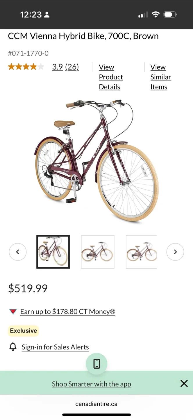 CCM Vienna Hybrid Bike 700C - purple/violet image indicator(5)