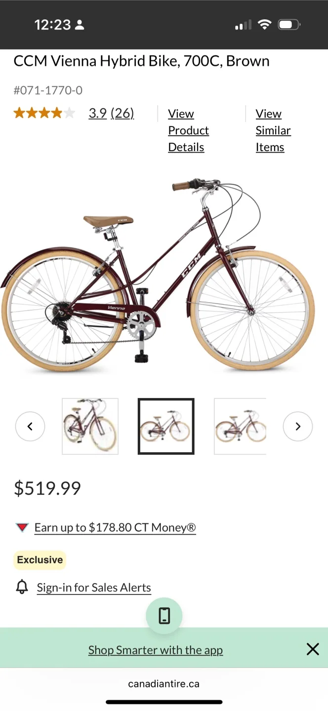 CCM Vienna Hybrid Bike 700C - purple/violet image indicator(3)