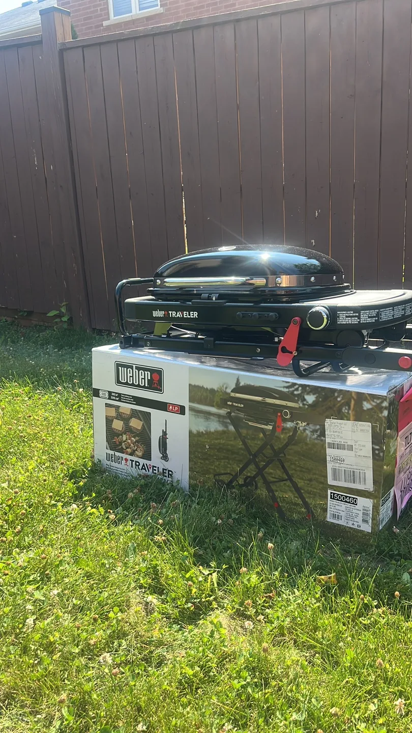 Weber Traveler Portable Gas Grill - New in Box! thumbnail