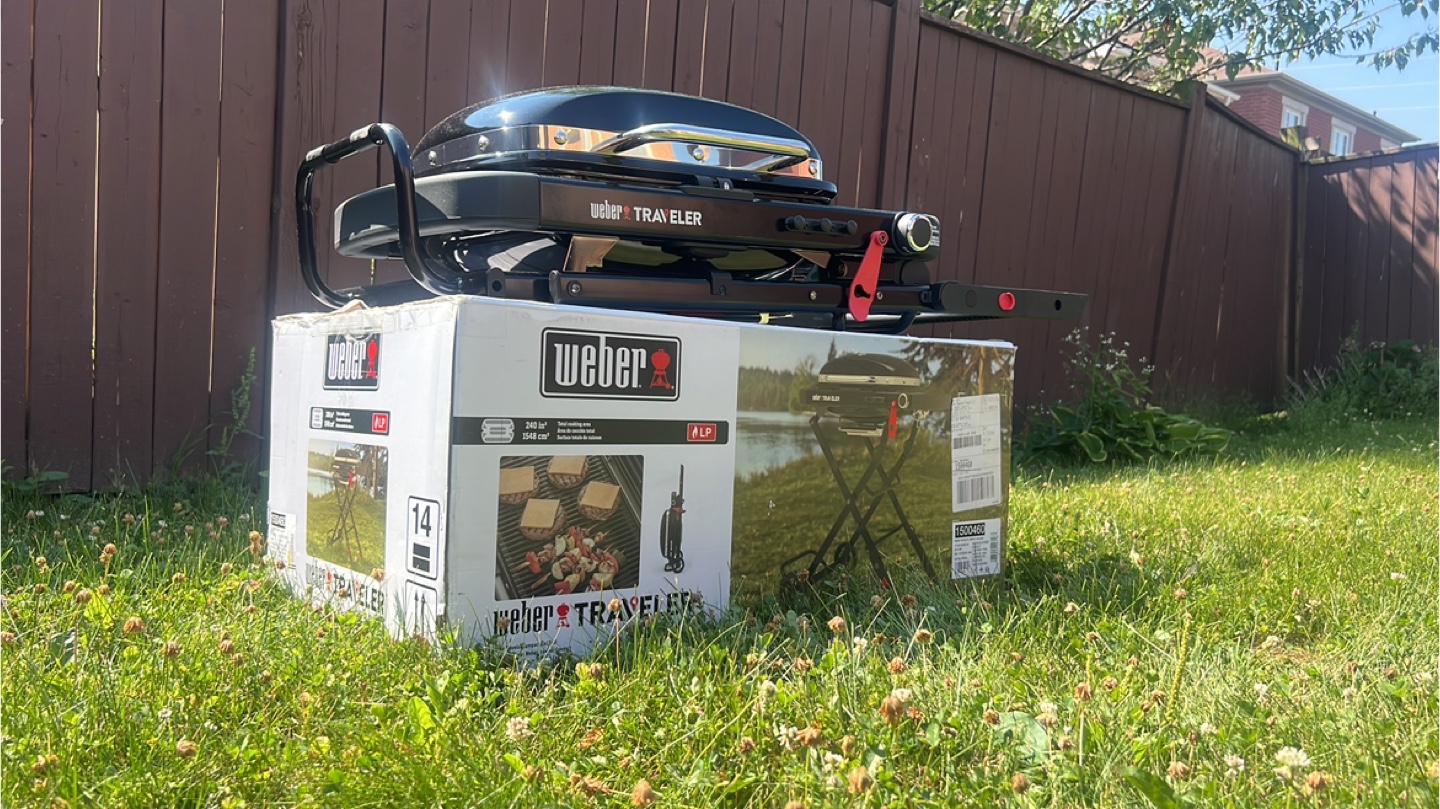 Weber Traveler Portable Gas Grill - New in Box! - photo 2