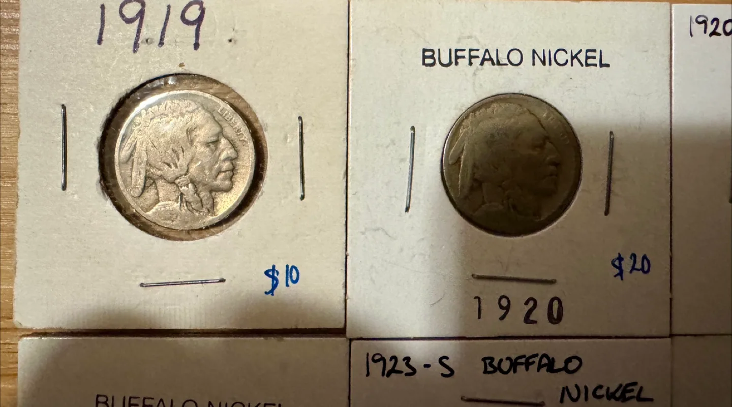 Vintage USA Buffalo & Liberty Nickels - Collectible Coins image indicator(5)