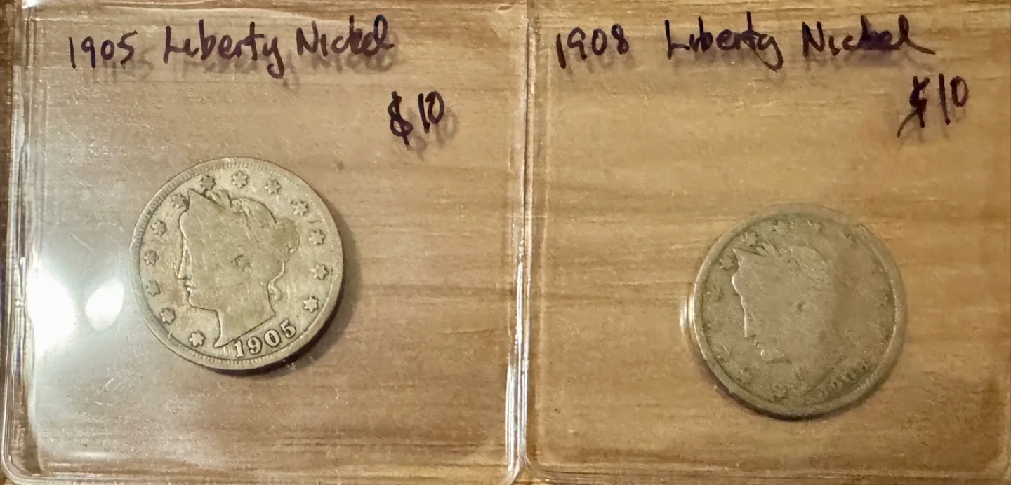 Vintage USA Buffalo & Liberty Nickels - Collectible Coins image indicator(3)