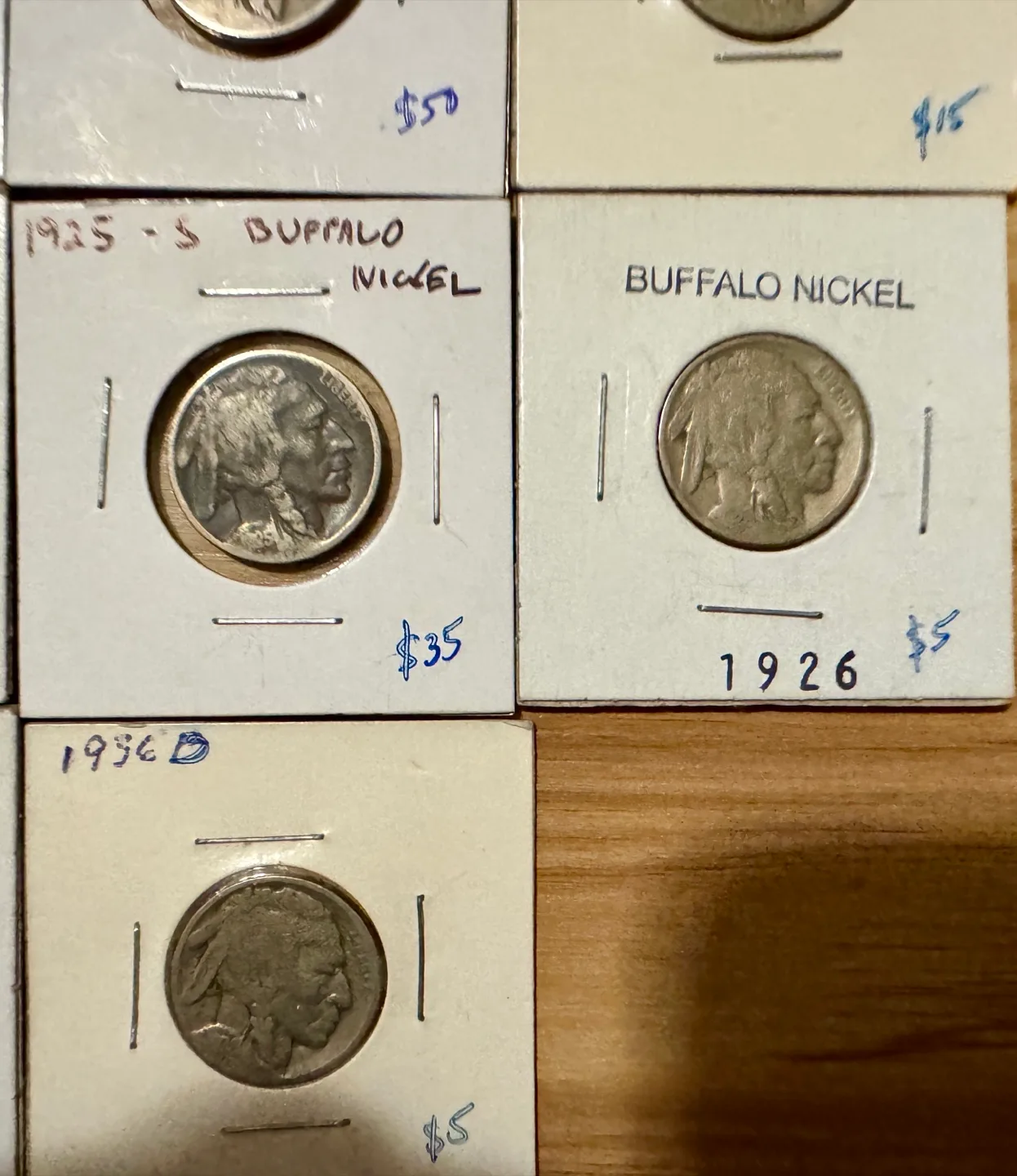 Vintage USA Buffalo & Liberty Nickels - Collectible Coins image indicator(4)