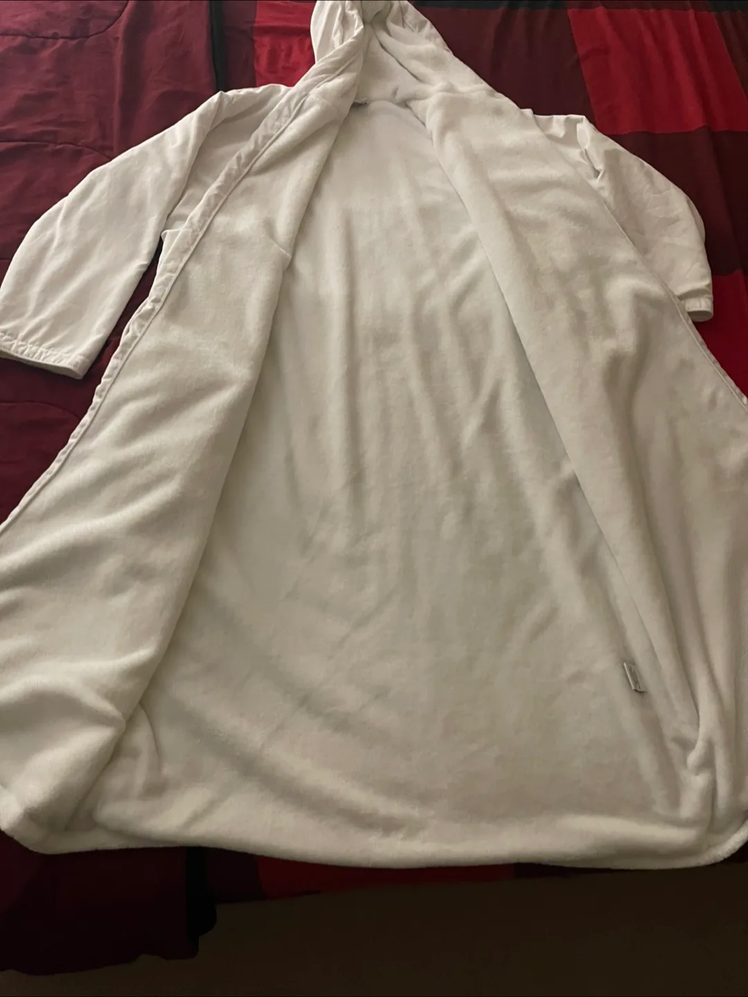 🇨🇦 La Bottega White Bath Robe - Size L thumbnail