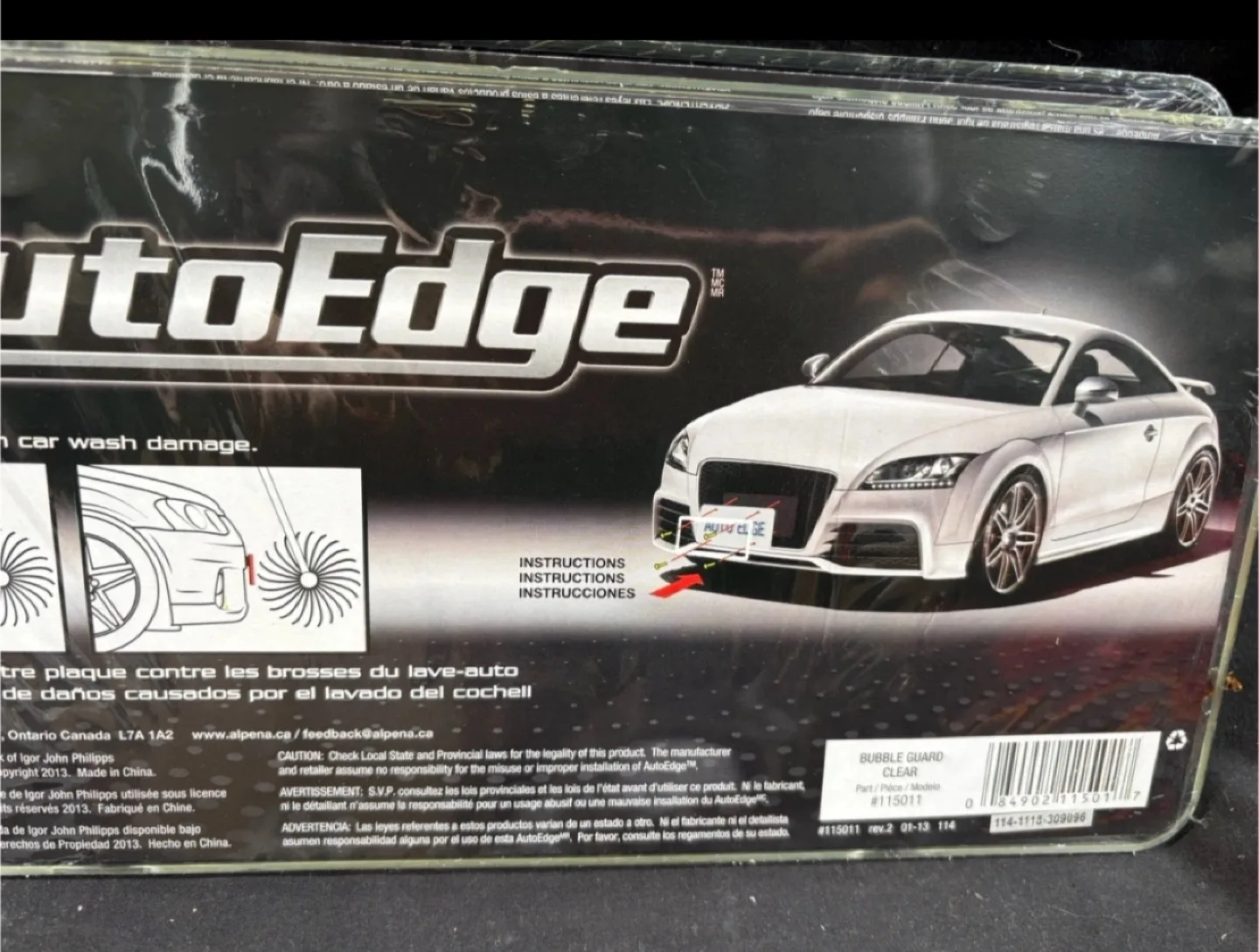 AutoEdge License Plate Protector - New in Package! image indicator(6)