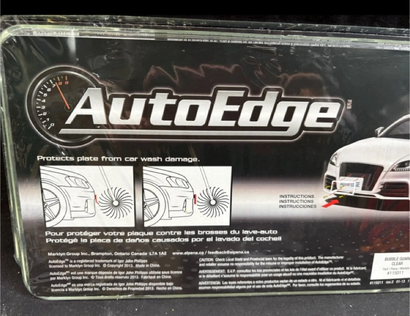 AutoEdge License Plate Protector - New in Package! image indicator(5)