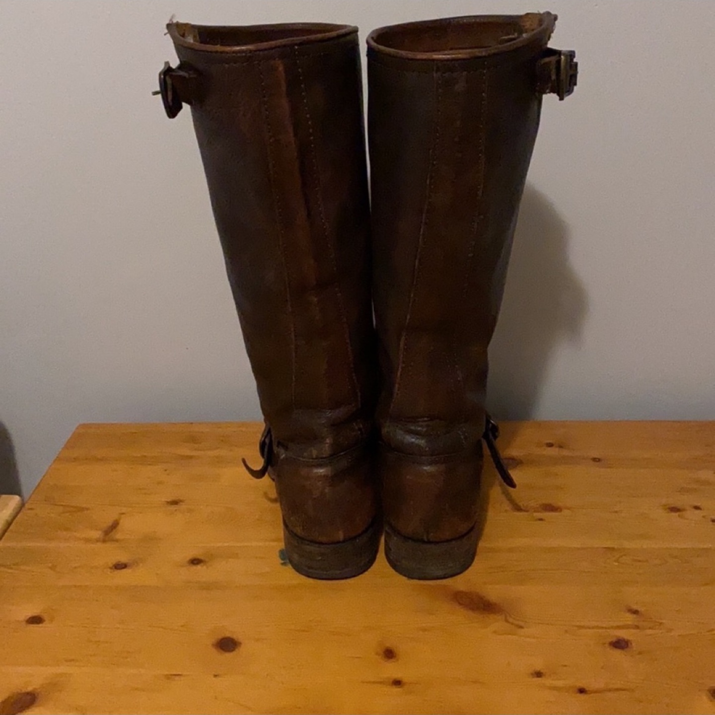 Frye Veronica Slouch Leather Boots in Cognac size 8.5 OBO - photo 4