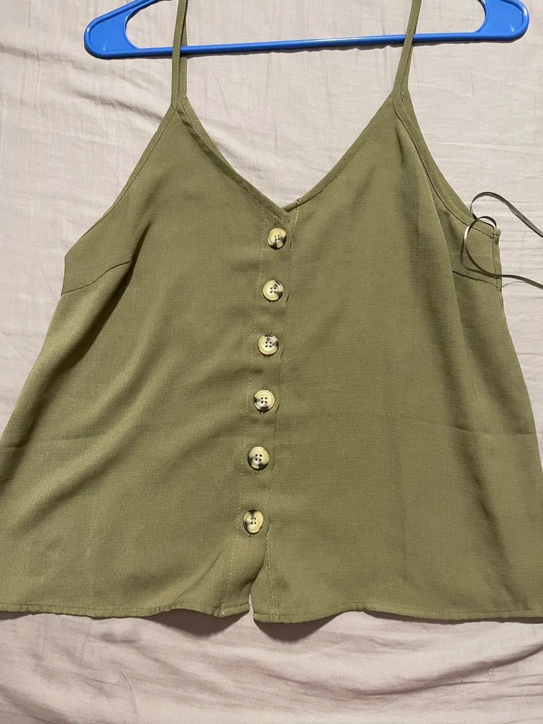 🥕Olive Green Tank Top thumbnail