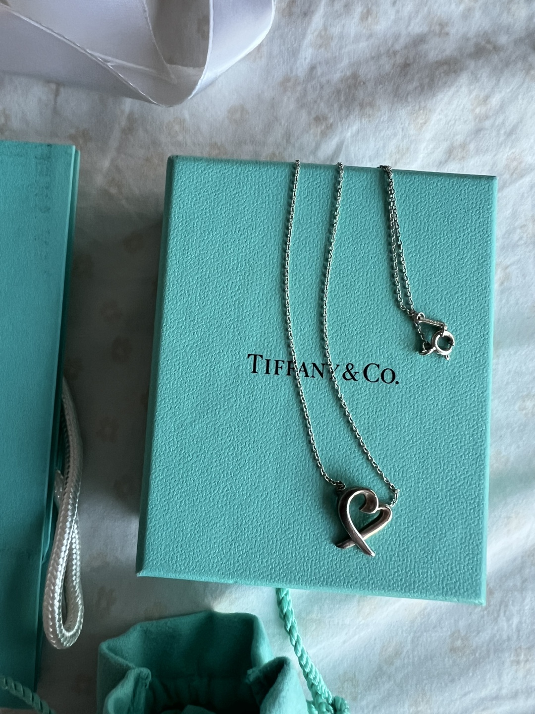 Tiffany & Co. Silver Loving Heart Pendant