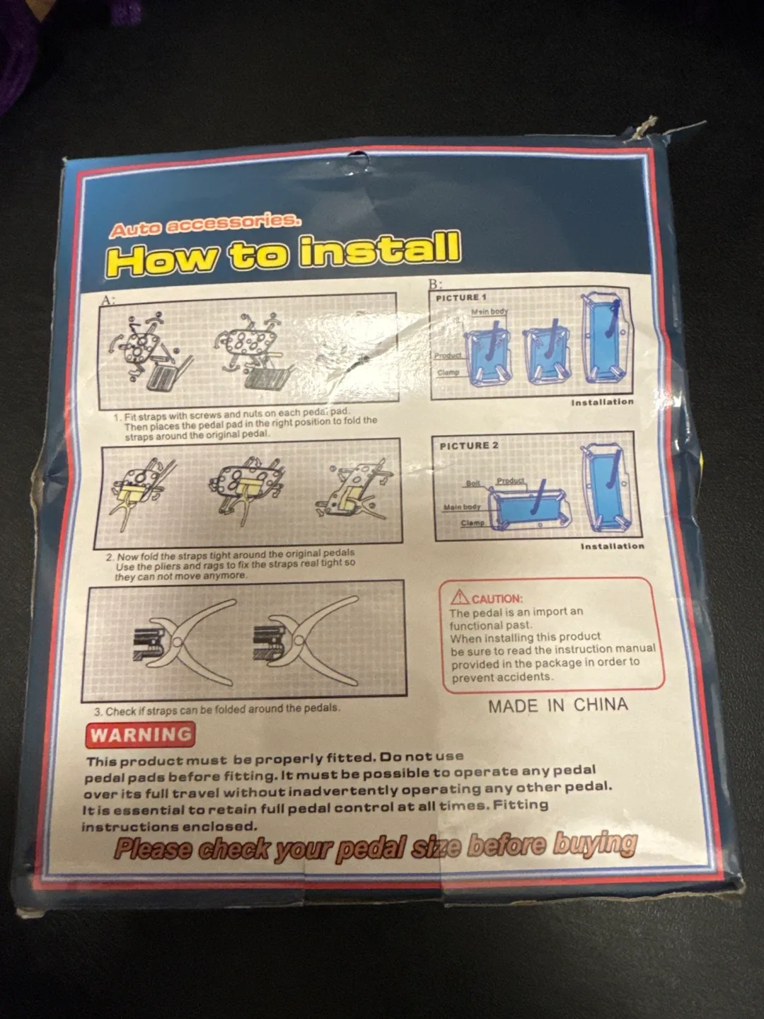 R Sports Non-Slip Pedal Car image indicator(2)