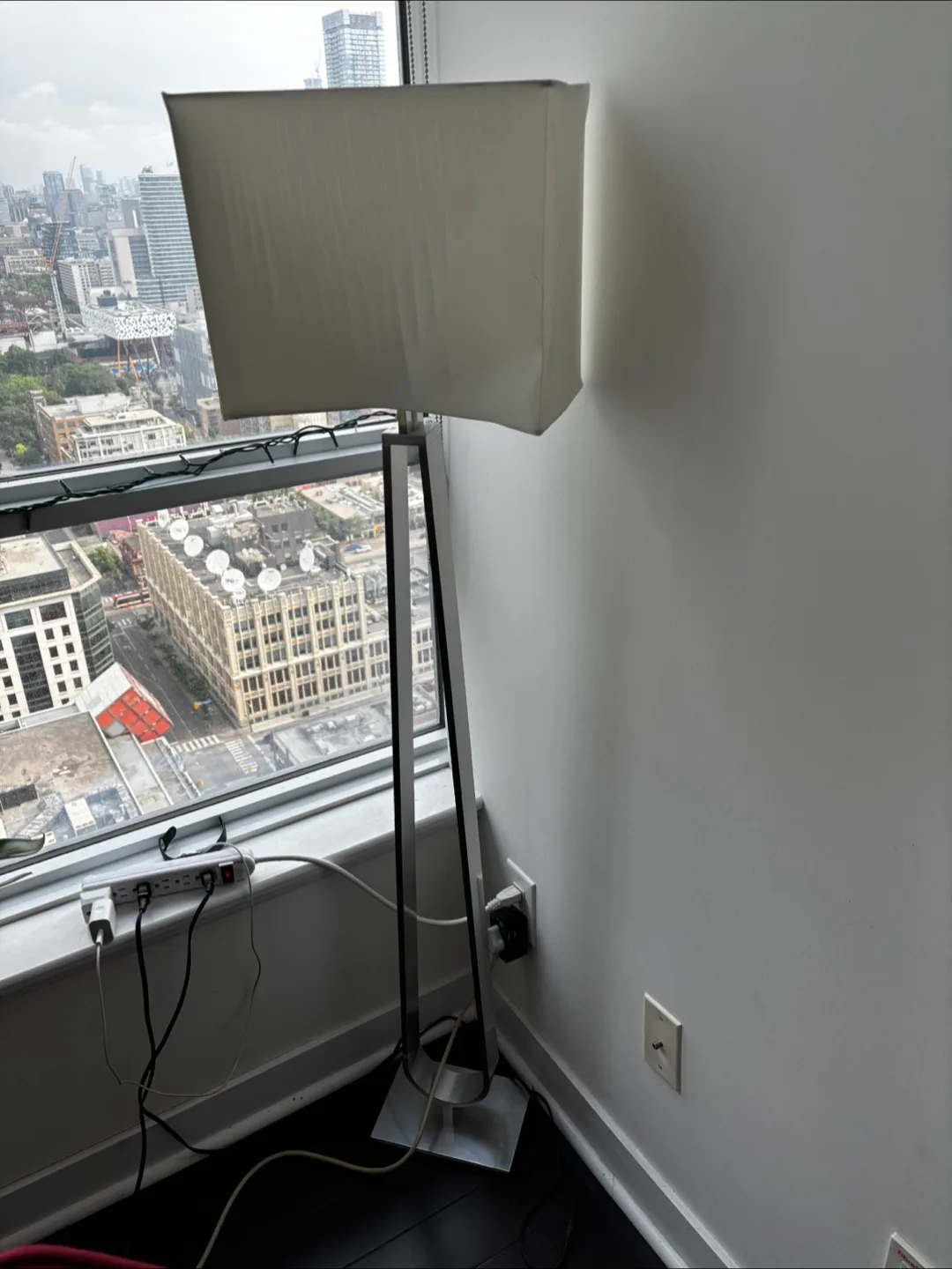 Floor Lamp - white shade