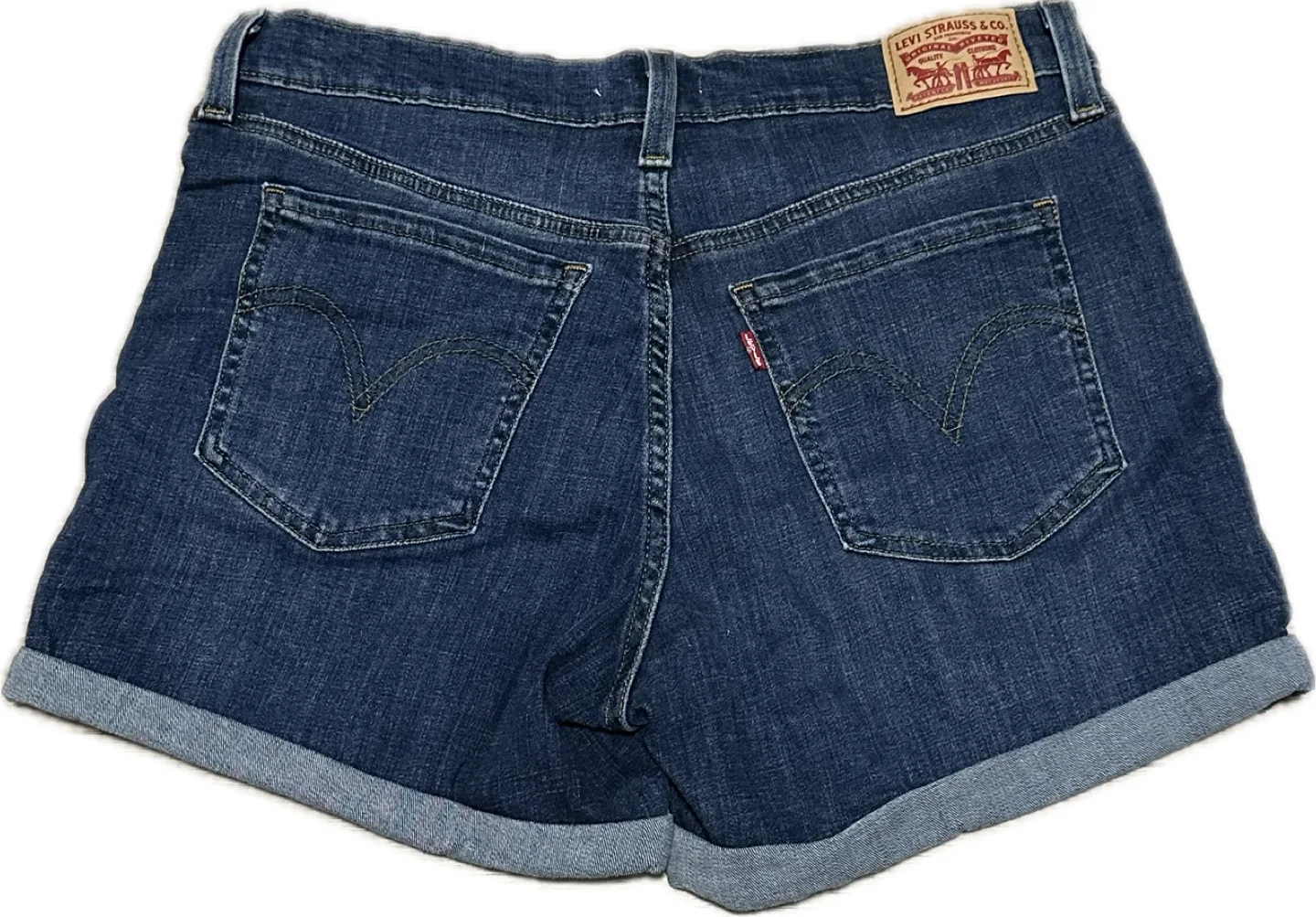 Levi’s Mid Length Shorts | Medium Dark Wash image indicator(2)