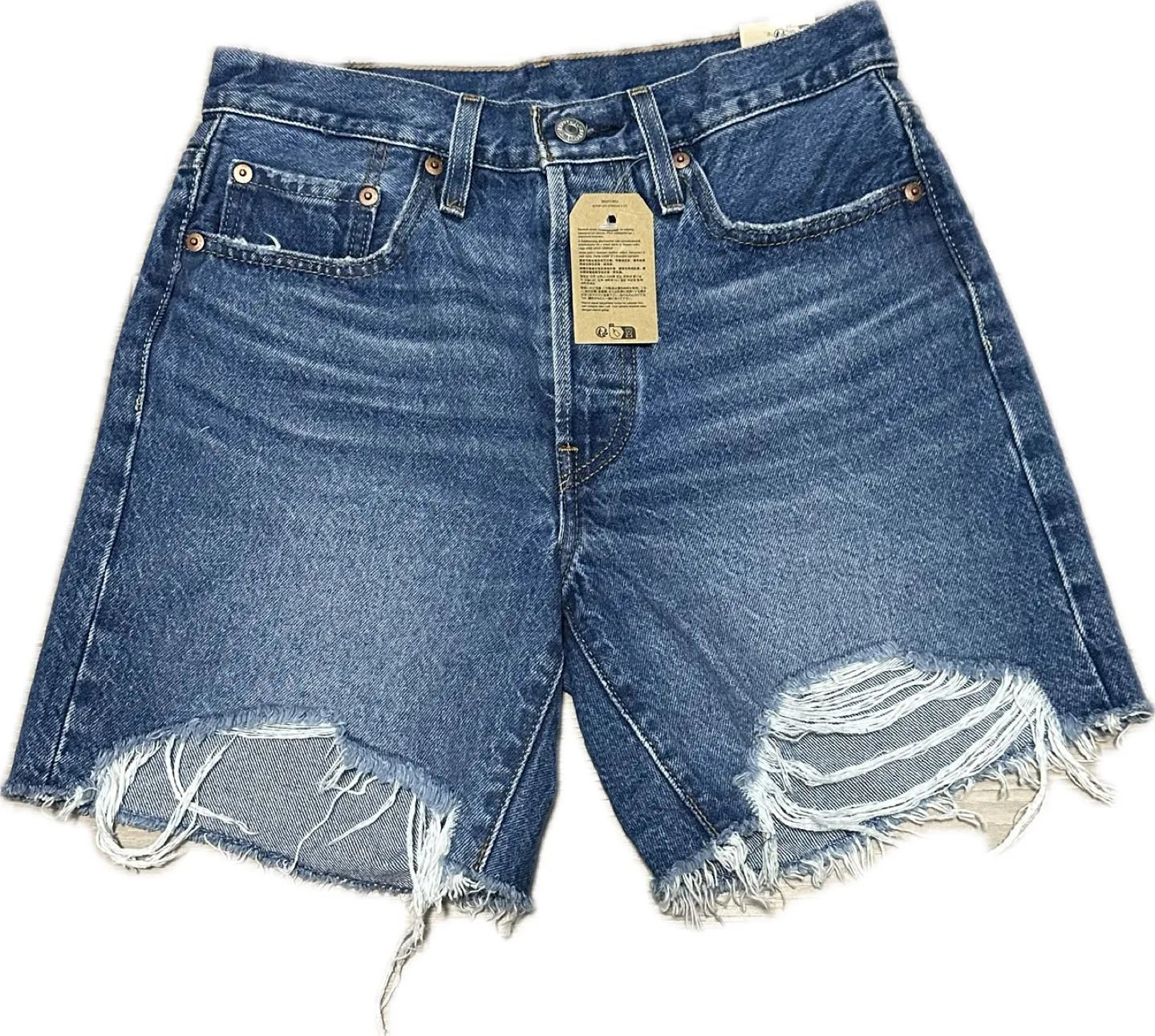 Levi’s 501 Mid Thigh Women’s Shorts | Medium Wash thumbnail
