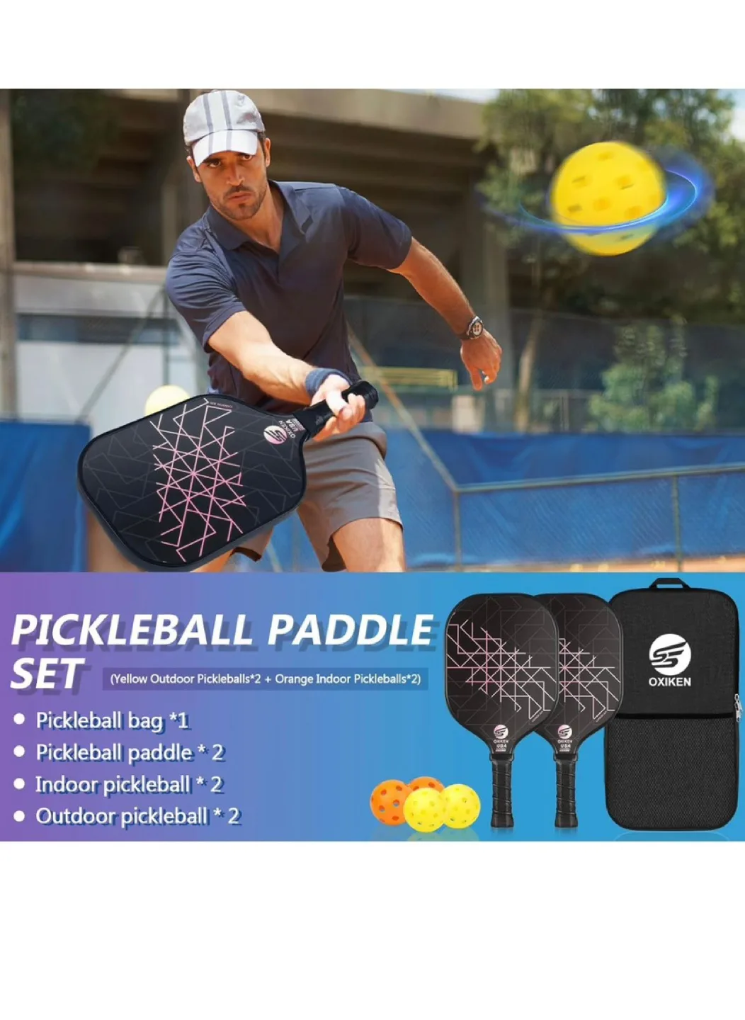 Oxiken Carbon Air Pickleball Paddle image indicator(7)