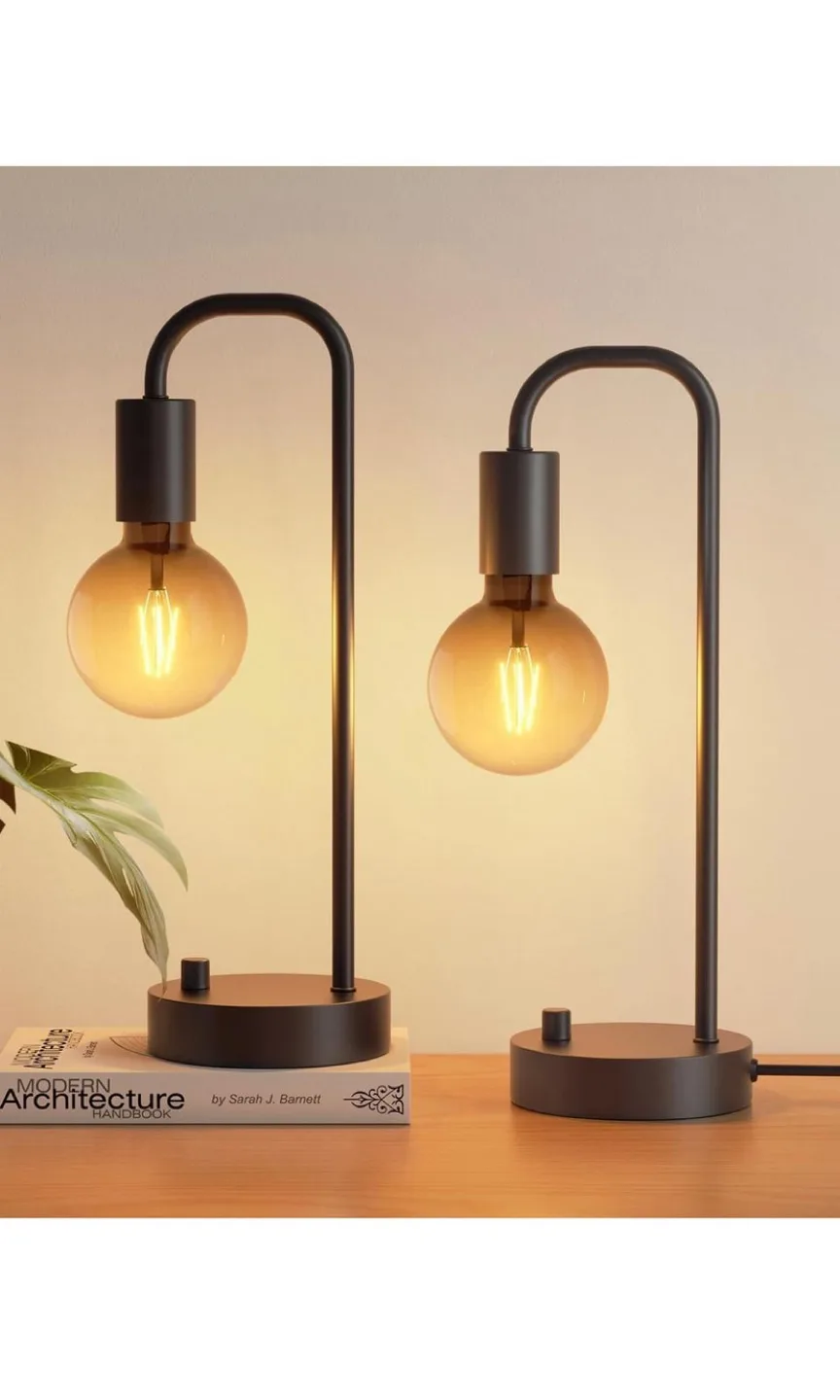 Black Stepless Dimmable Table Lamp thumbnail