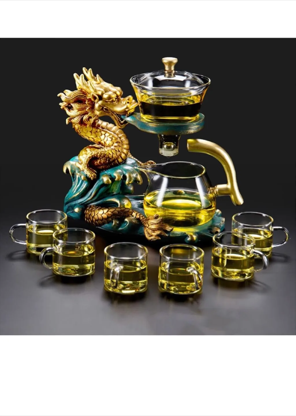 Lazy kung Fu Dragon Automatic Tea Maker Set thumbnail