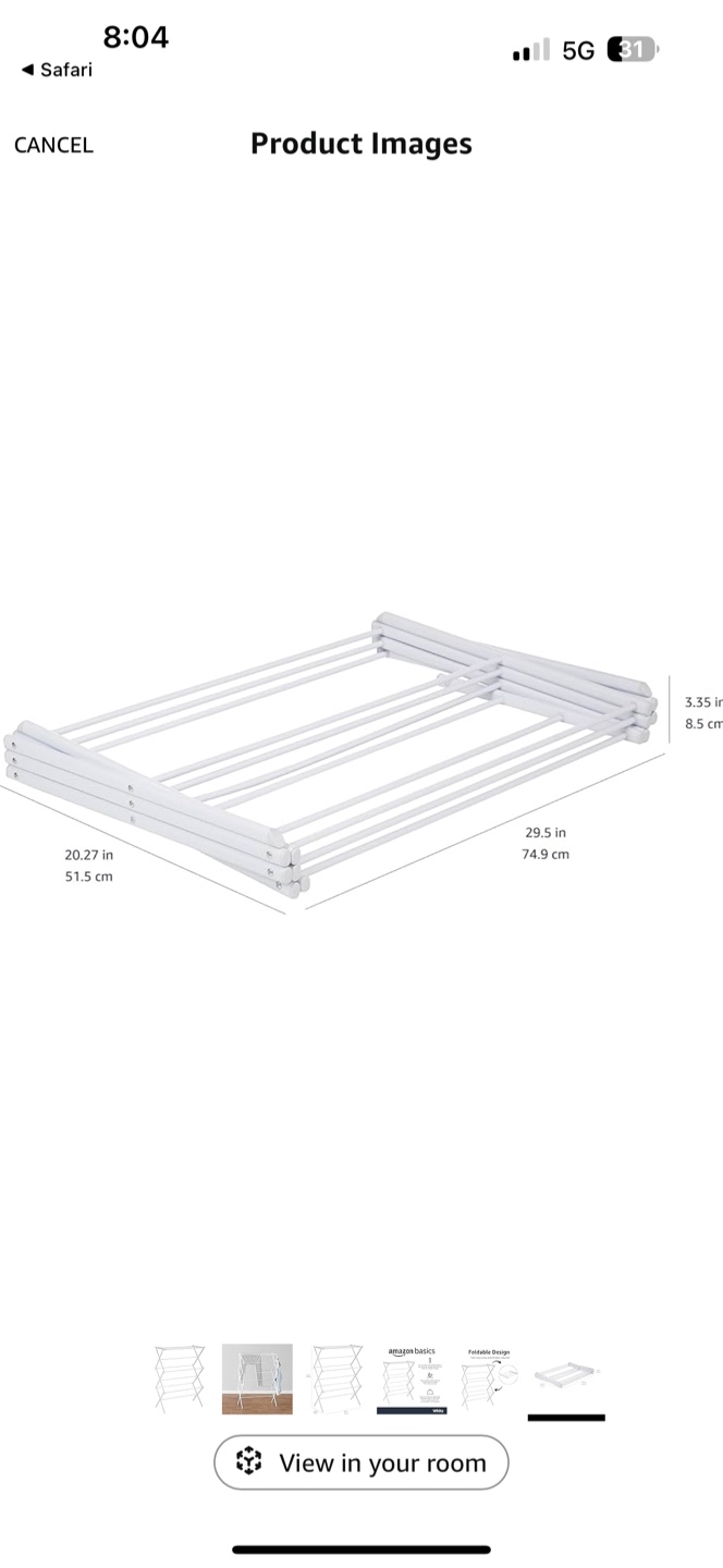 Foldable Clothes Drying Rack - photo 2