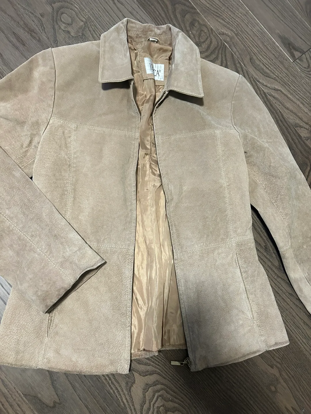 Vintage Tan Leather Jacket 🇨🇦 thumbnail