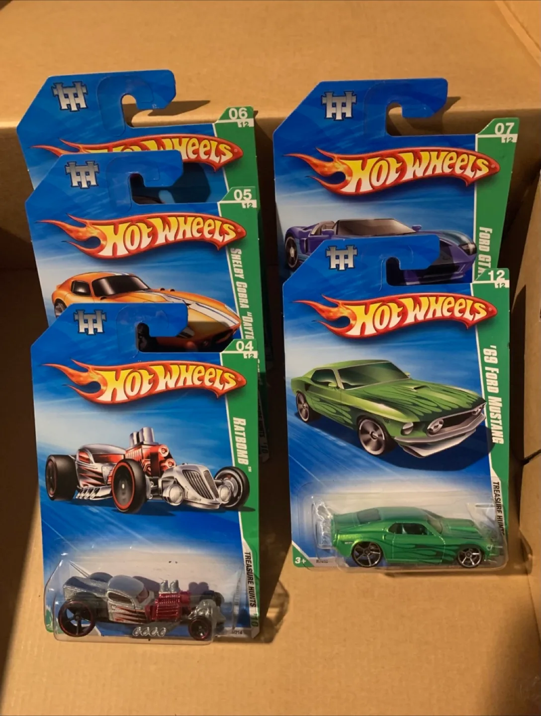LOT of 5 Hot Wheels NEW Treasure Hunts 2010 thumbnail