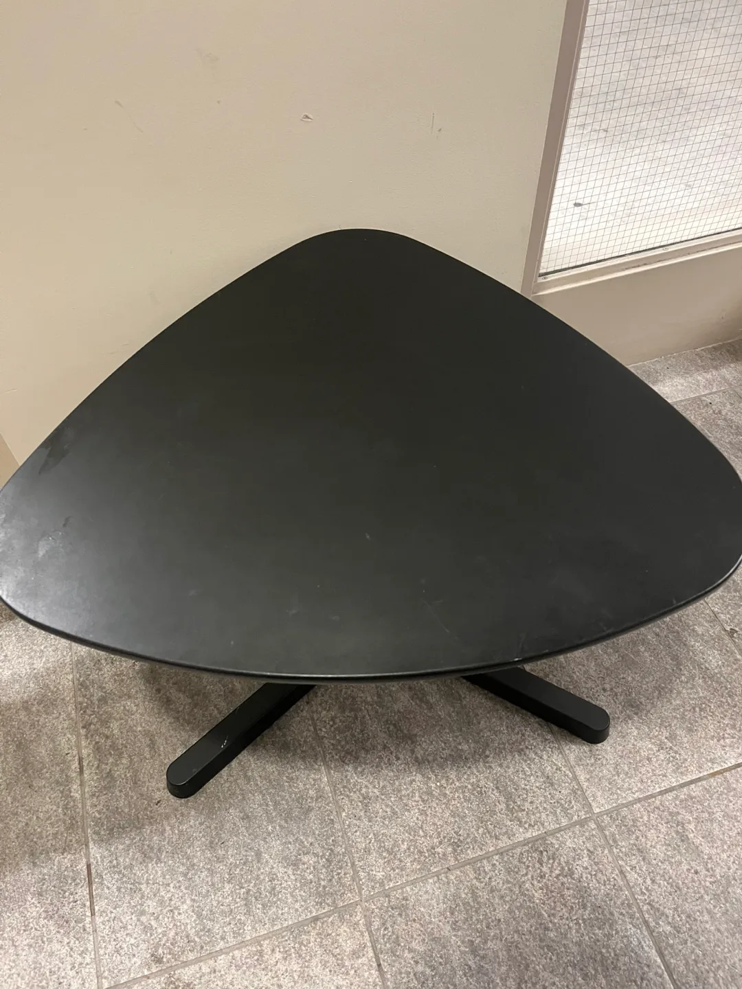 IKEA Black Side Table/computer table (adjustable hight) thumbnail