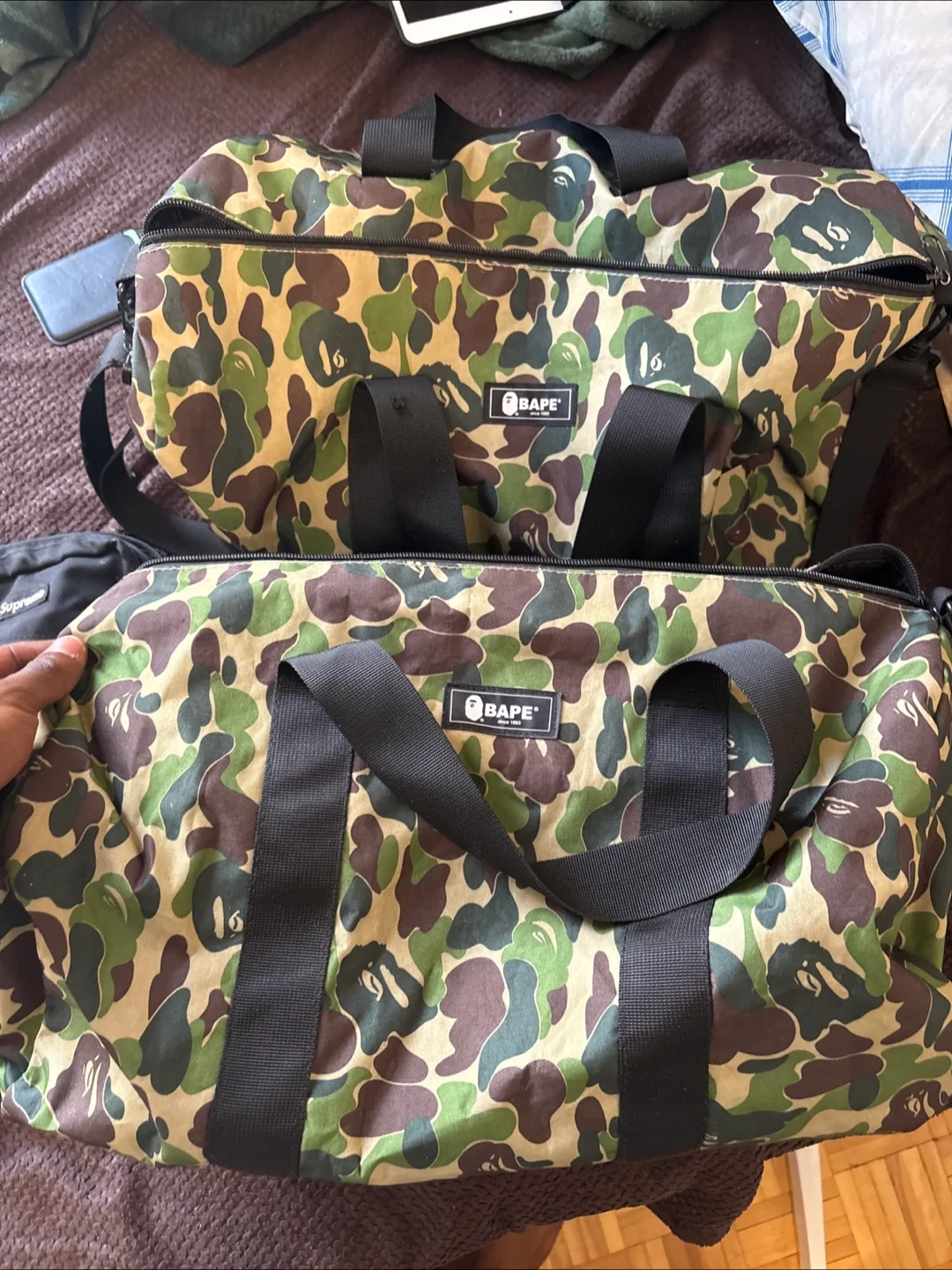 BAPE Camo Duffle Bag thumbnail
