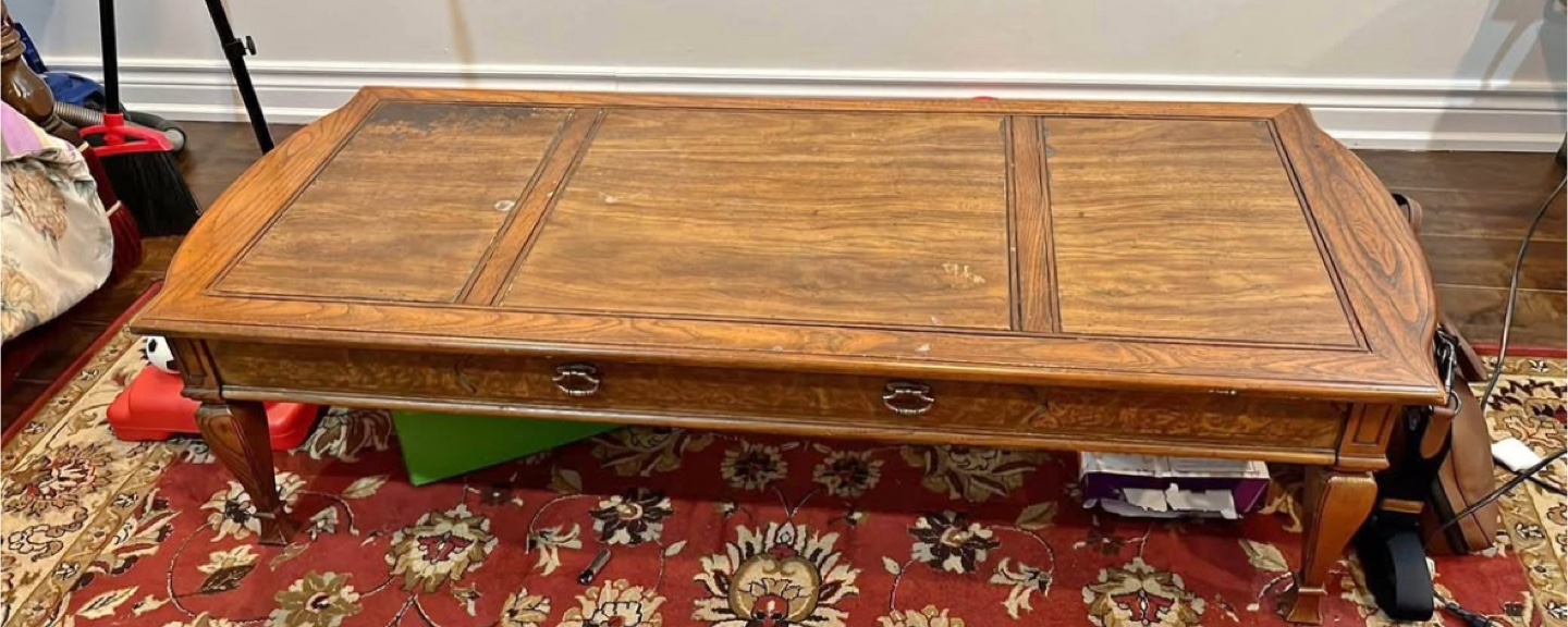 Vintage Wood Coffee Table