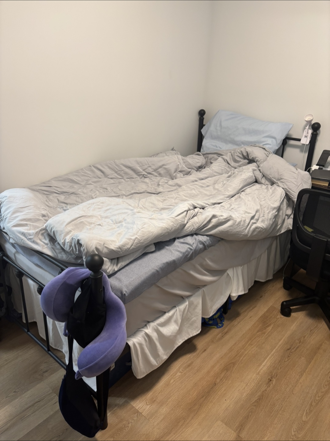 Bed frame and mattress