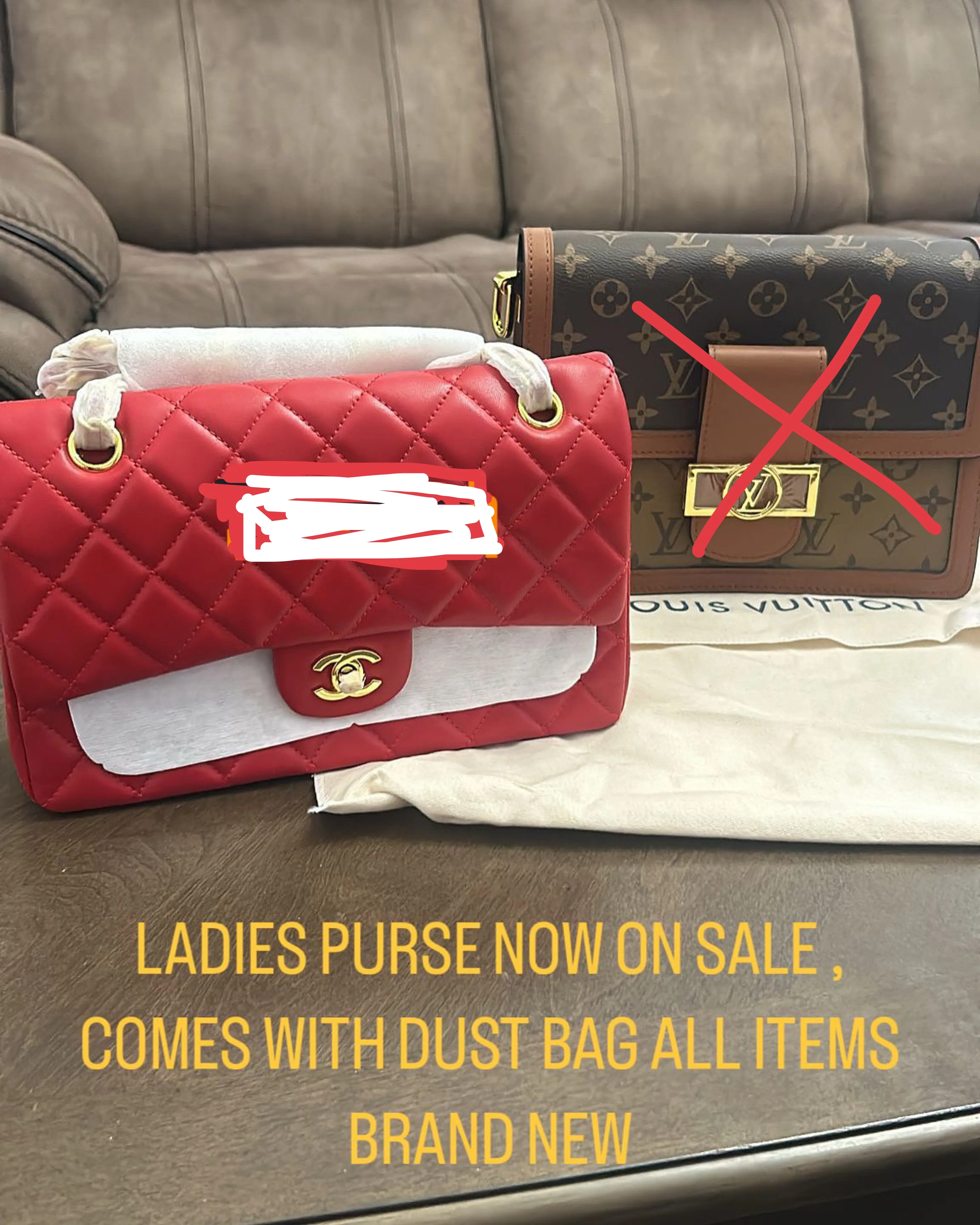 Brand New Red Ladies Purse thumbnail