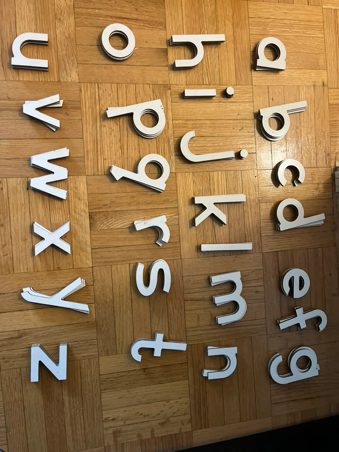 Wooden Alphabet Letters 3 Sets thumbnail