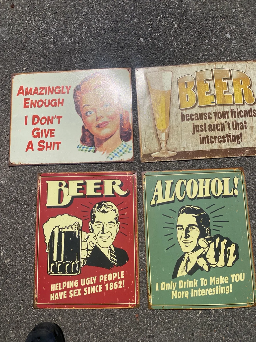 Vintage Style Metal Bar/Pub Signs thumbnail