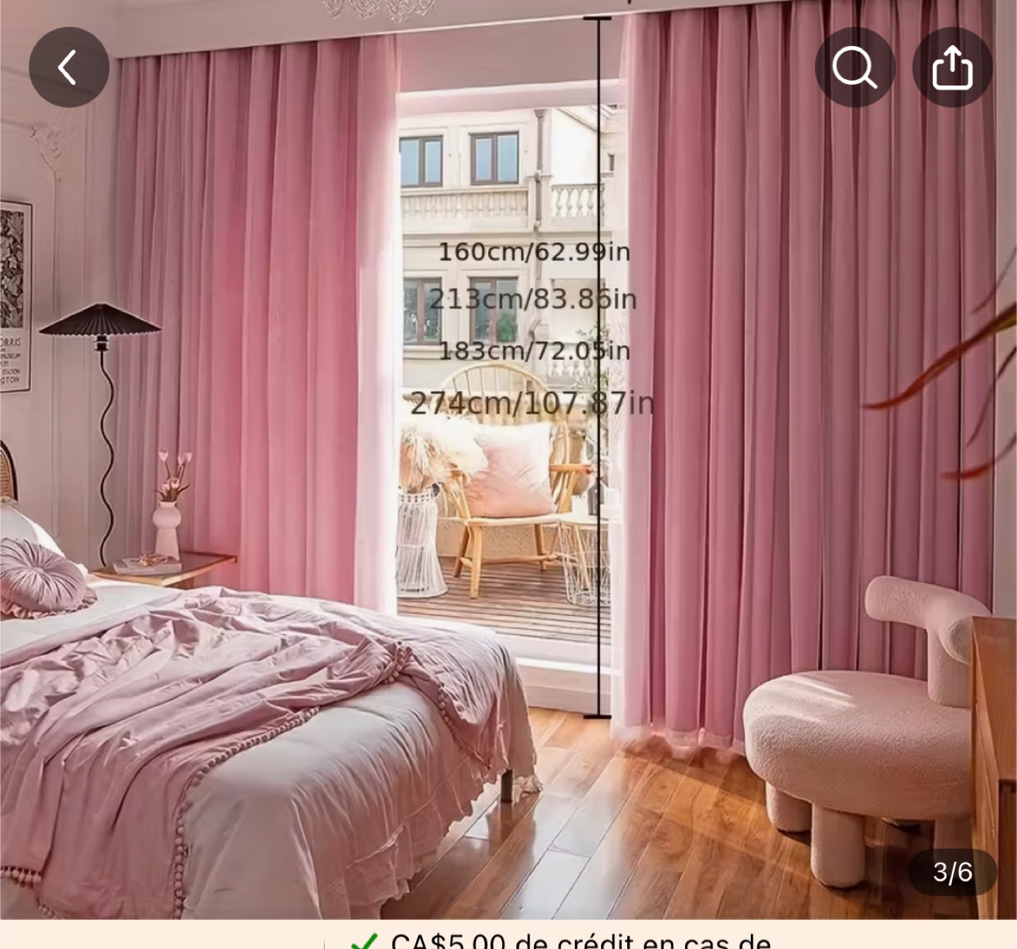 Pink Sheer Curtains