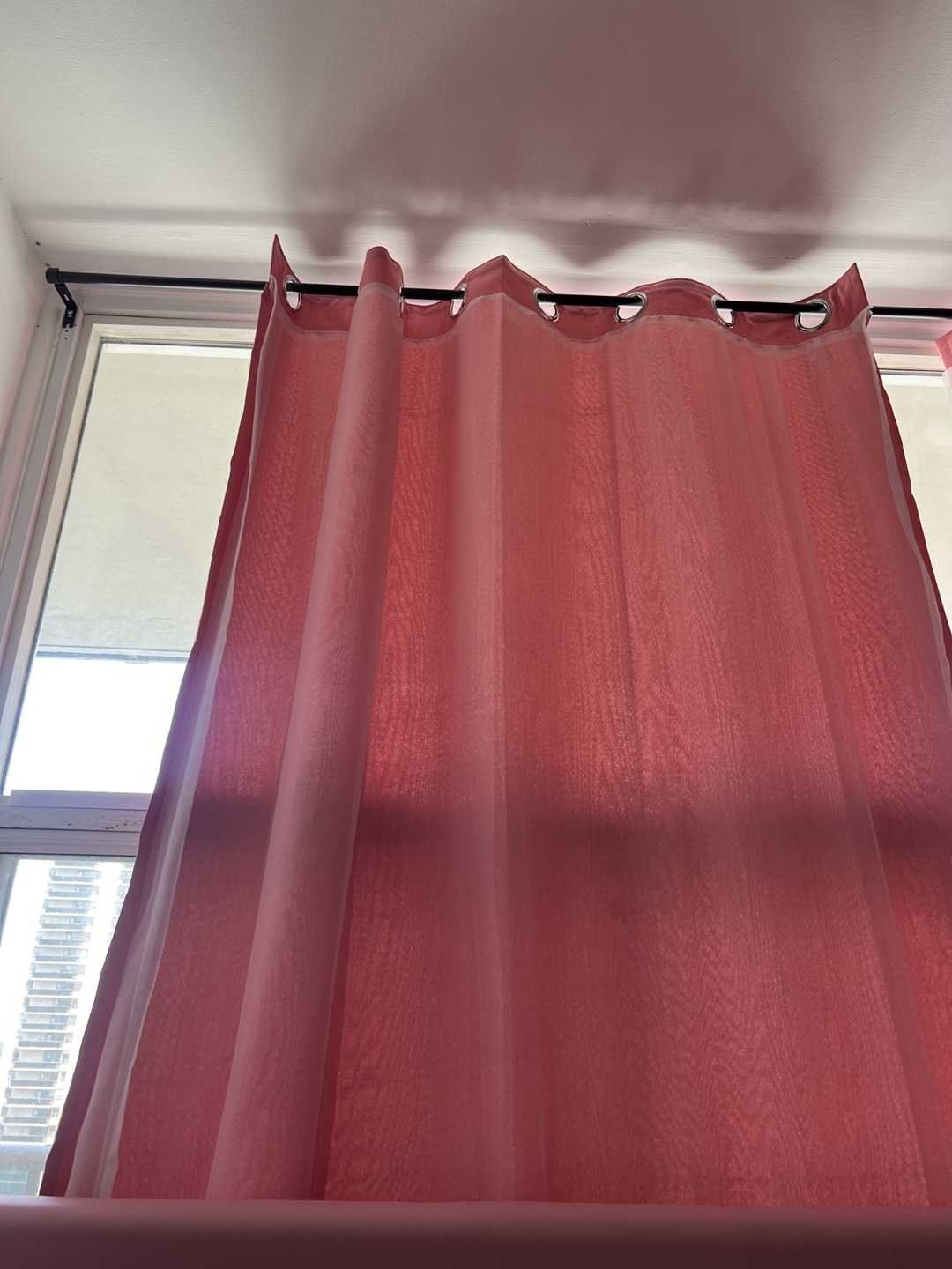 Pink Sheer Curtains - photo 3