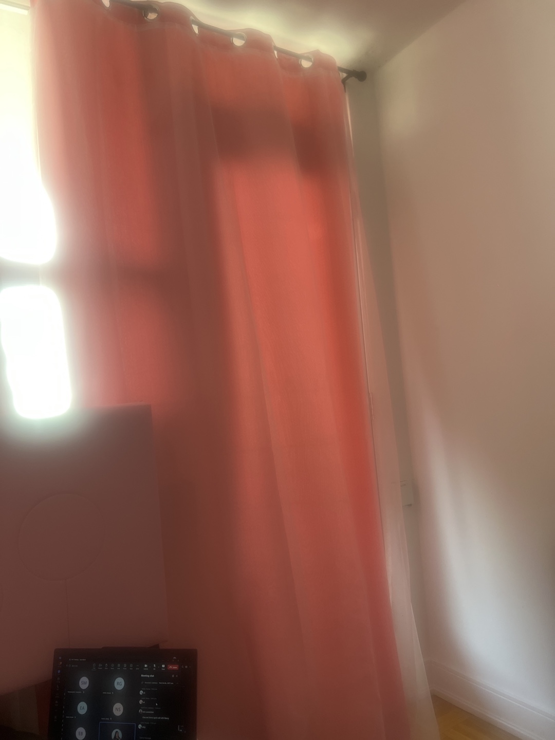 Pink Sheer Curtains - photo 2