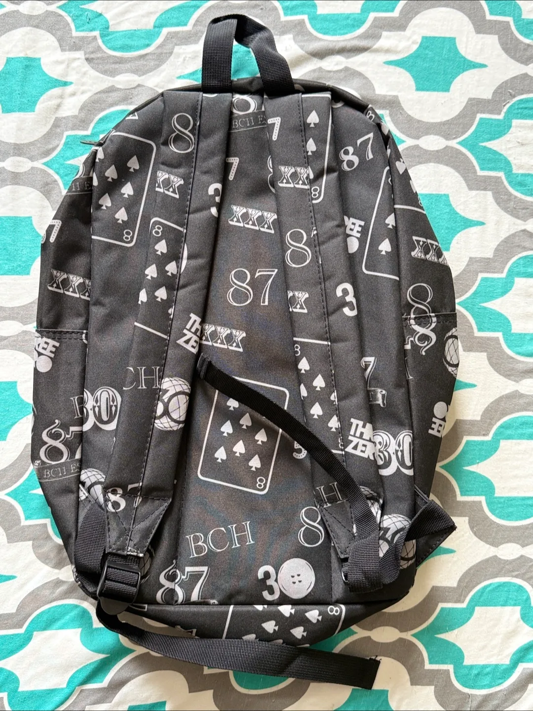 Bench Backpack - Grey with Unique Pattern image indicator(2)