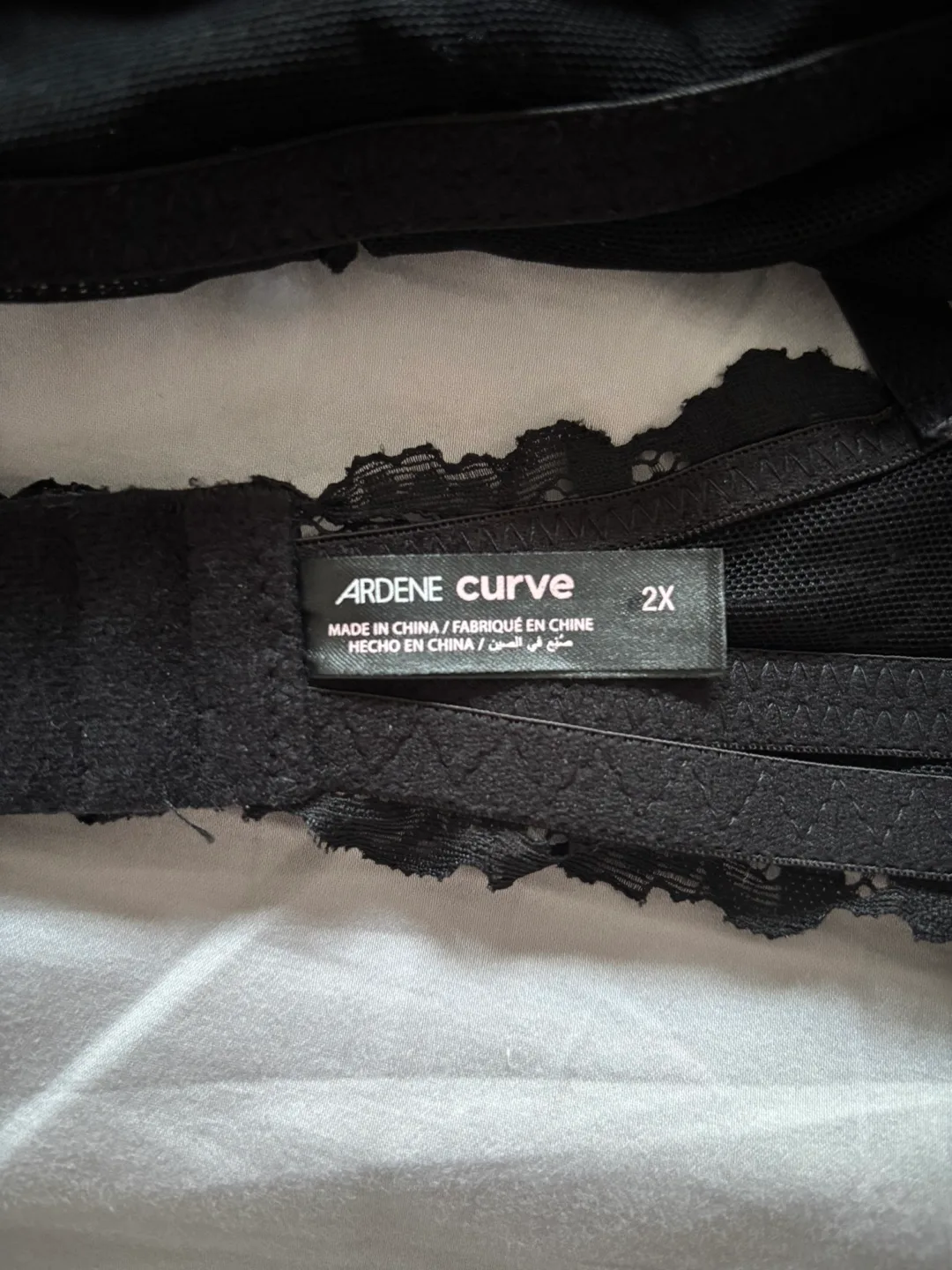 Ardene Lace Bralette Bundle - Black, White, Blue, Burgundy image indicator(6)