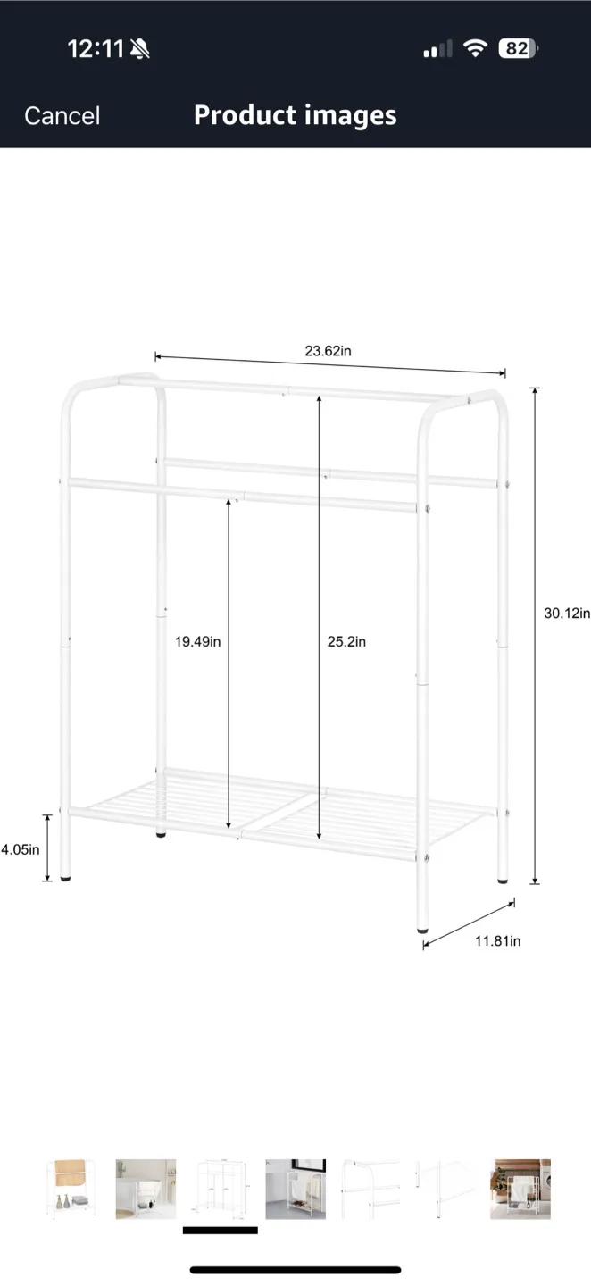 Freestanding Towel Rack 3 Tier image indicator(2)