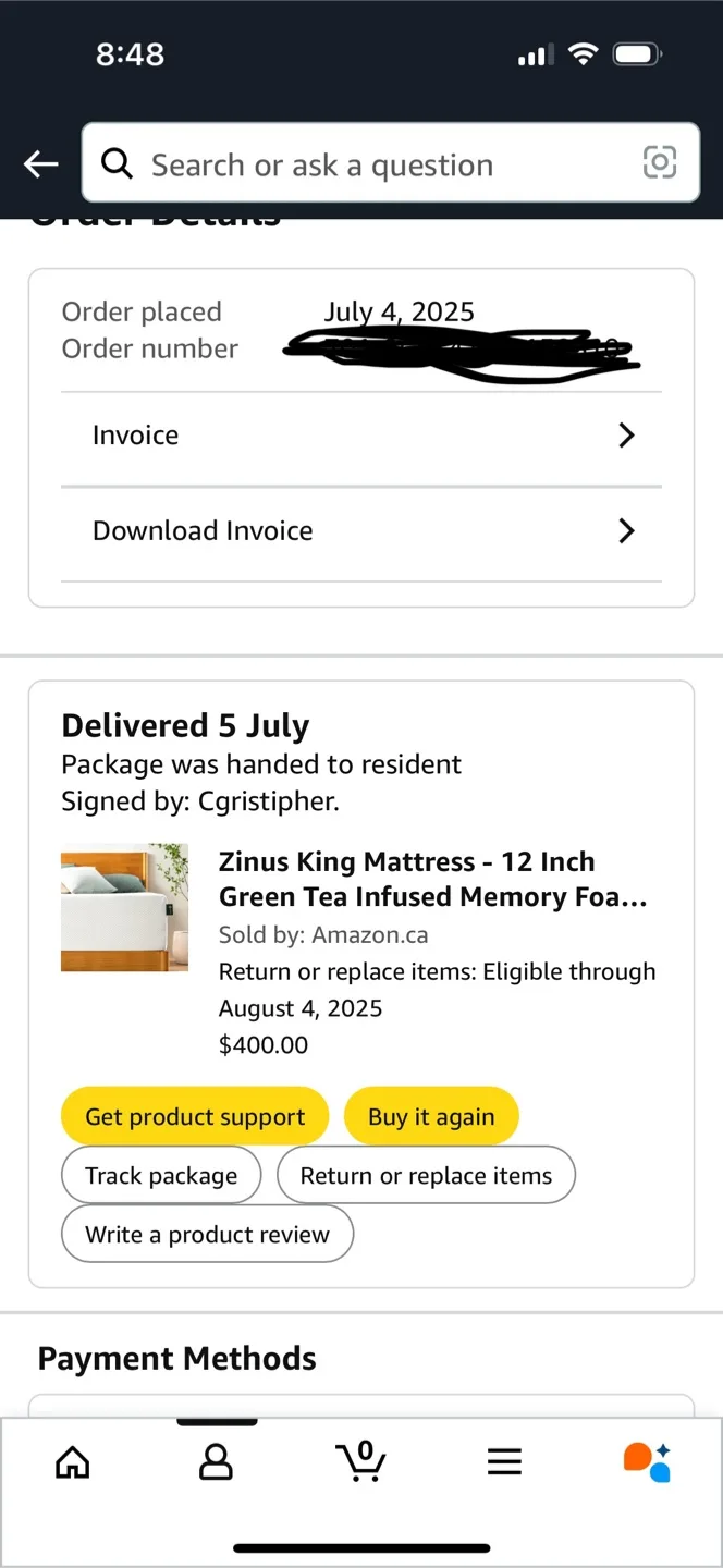 Brad new king size mattress image indicator(3)