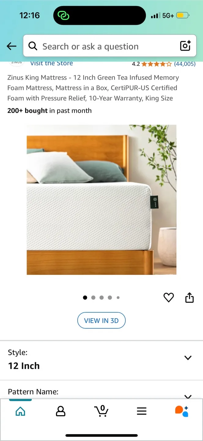 Brad new king size mattress image indicator(2)