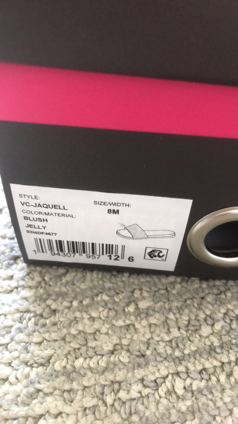 New Vince Camuto VC-JAQUELL Blush Slides - Size 8M - photo 3