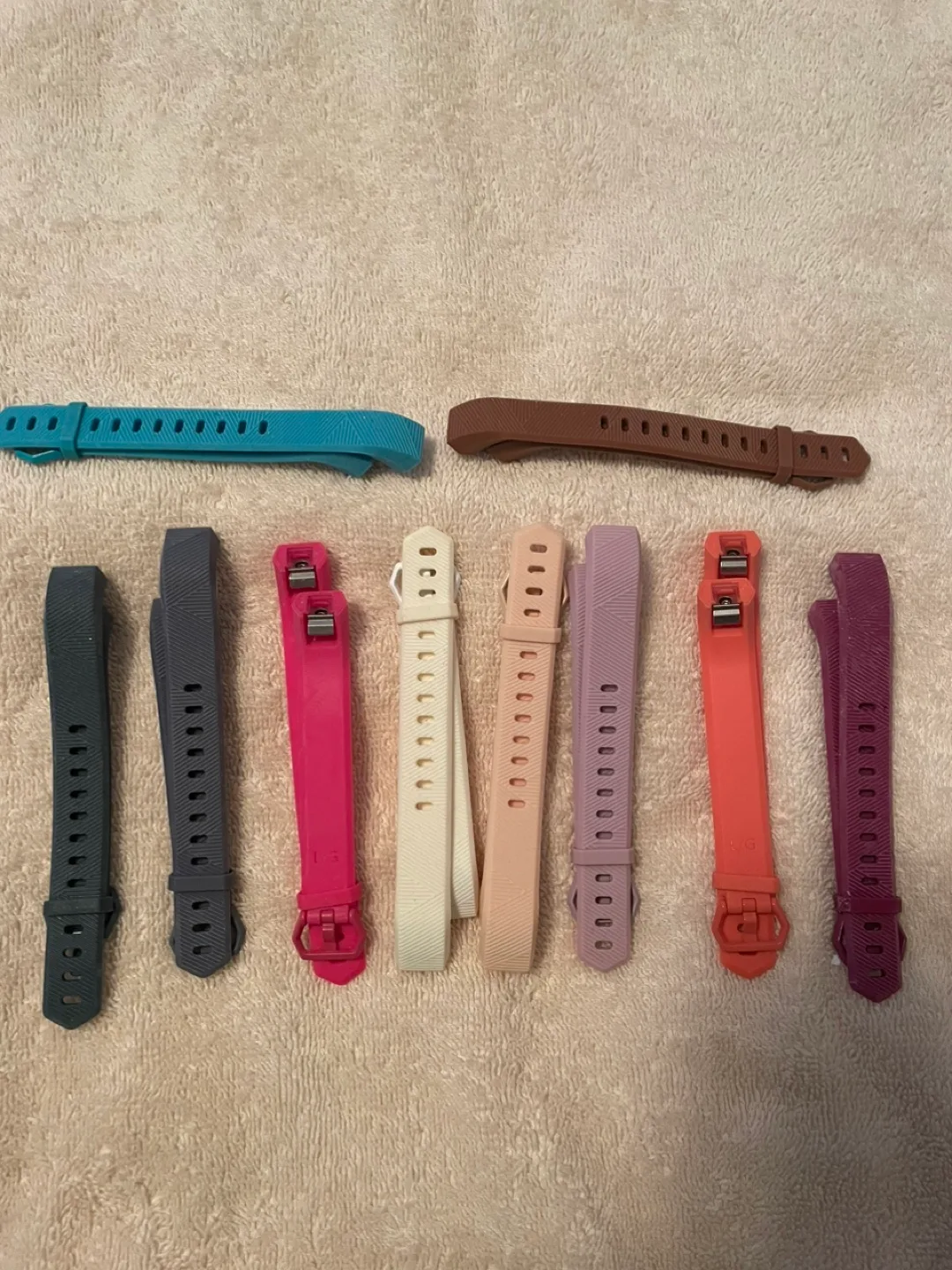 10 Fitbit Bands - Variety of Colours thumbnail