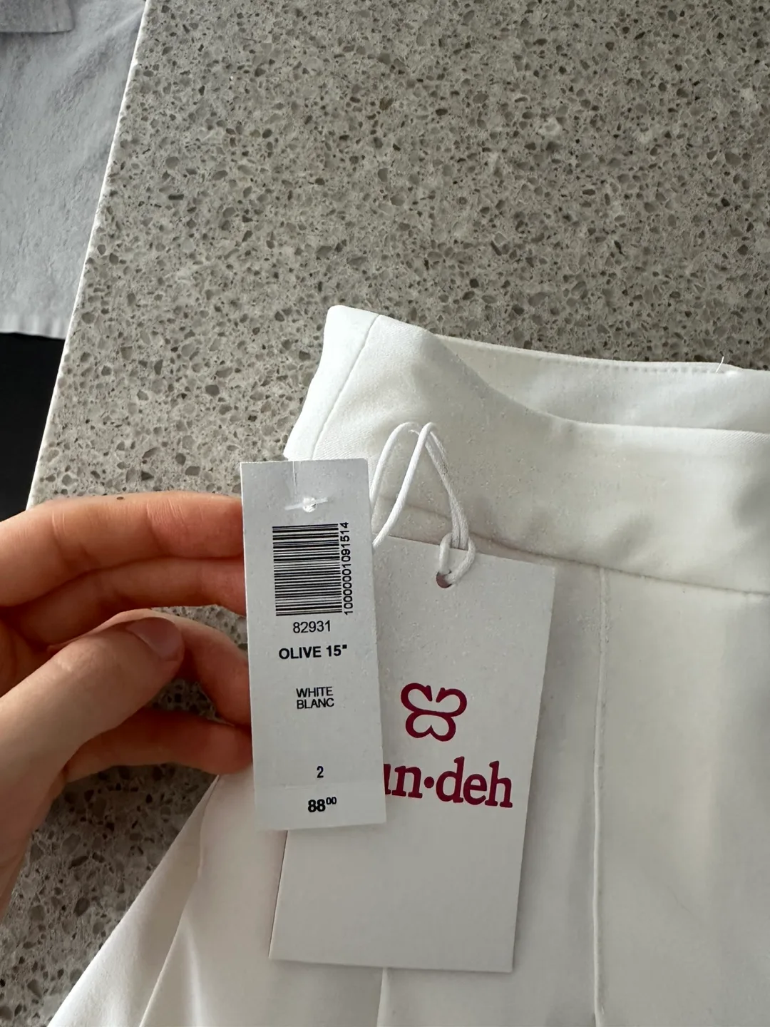 Sunday best White Tennis Skirt - Size 2 image indicator(3)