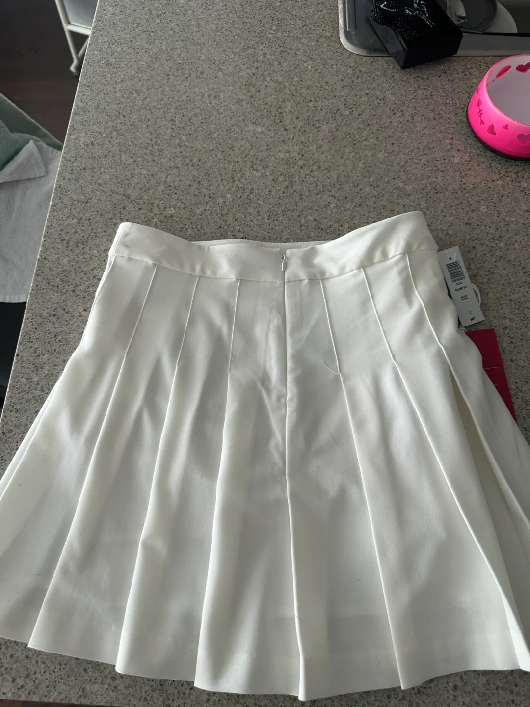 Sunday best White Tennis Skirt - Size 2 image indicator(2)