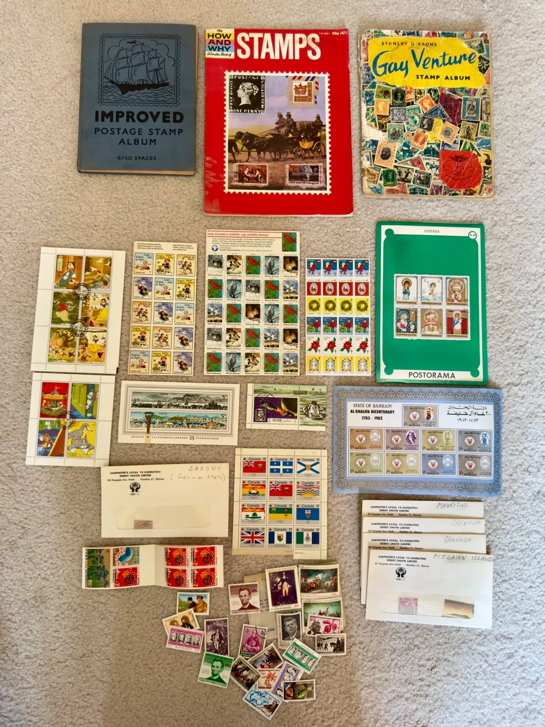 Vintage Stamp Collection #3 - Various Countries thumbnail