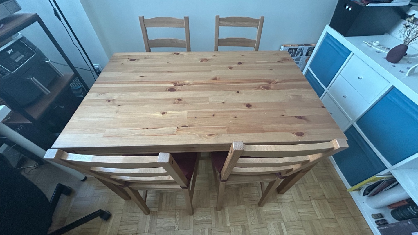 IKEA Dining Table & 4 Chairs - photo 2