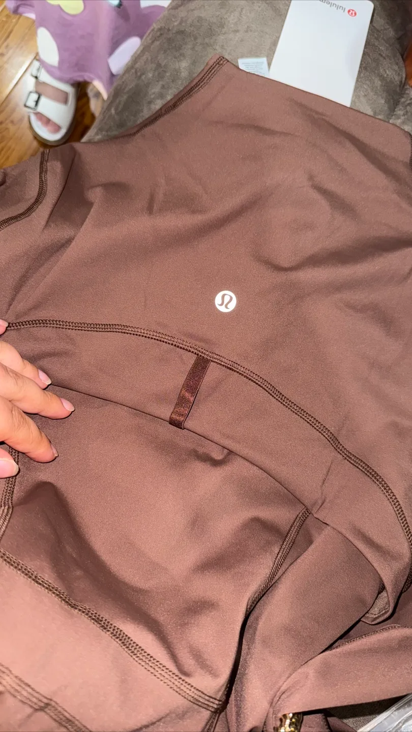 Lululemon Brown Leggings & Jacket Set - New with Tags image indicator(10)