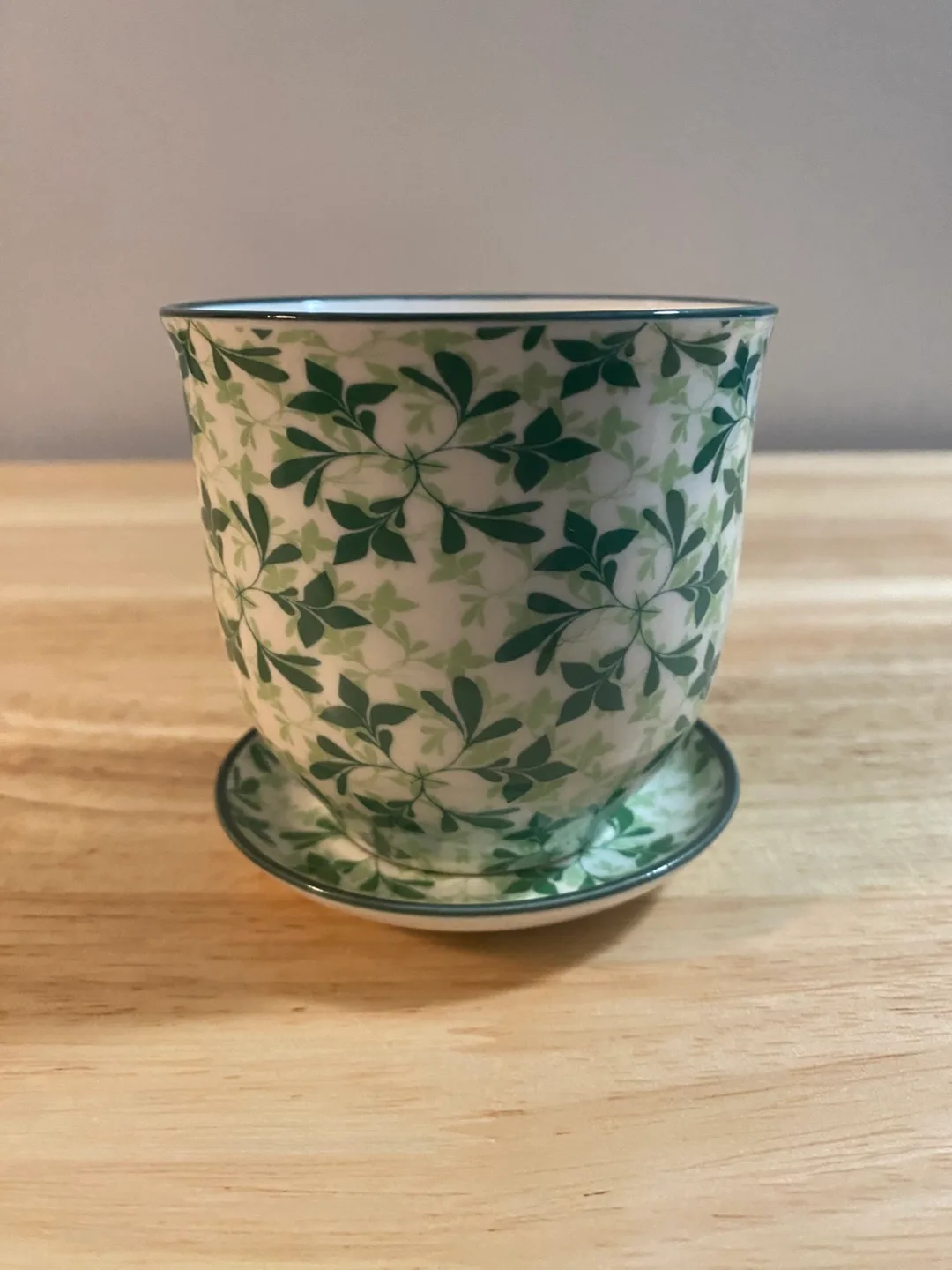 SMALL PORCELAIN FLOWER POT🌿 thumbnail