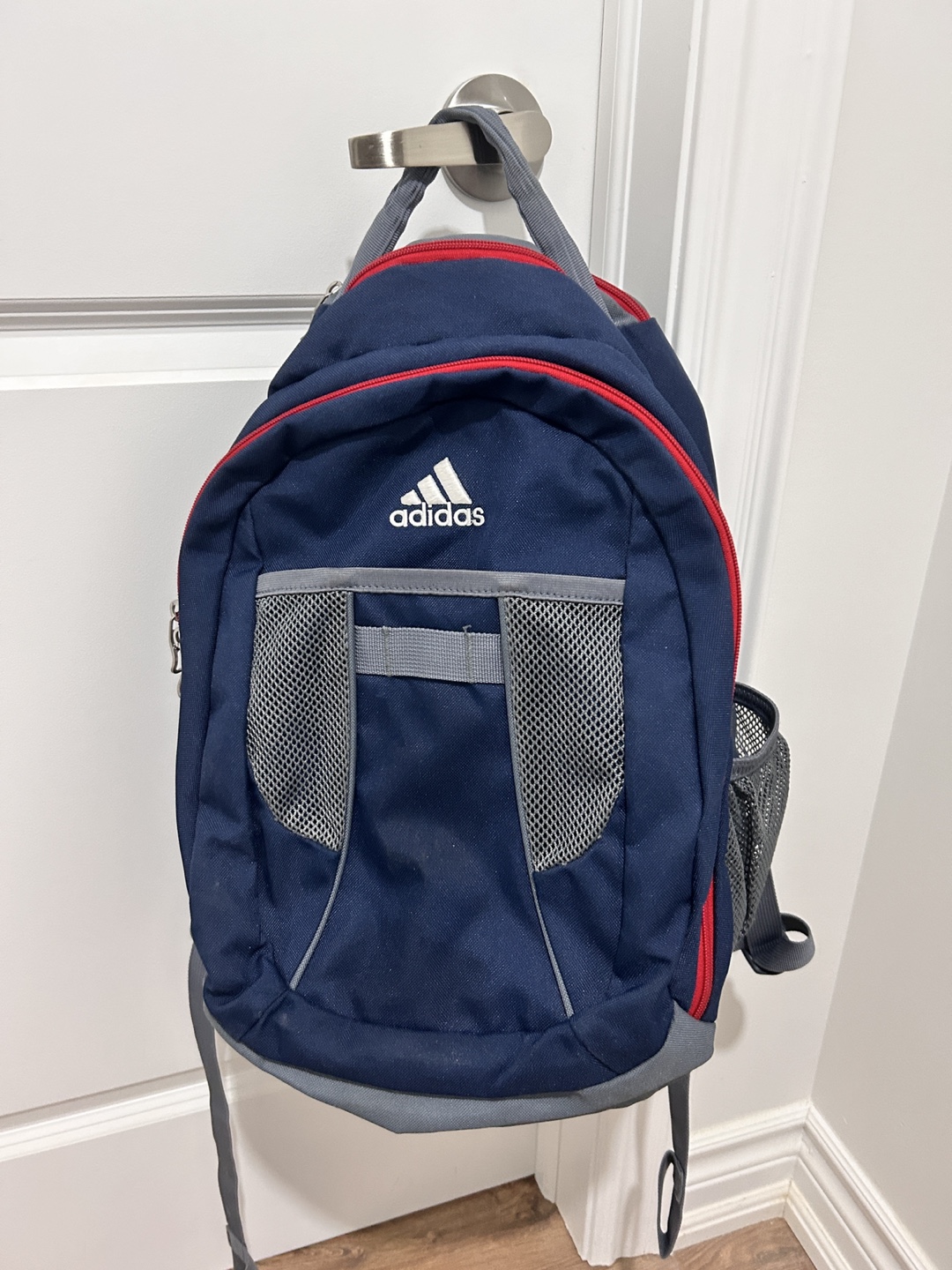 Adidas Blue & Red Backpack